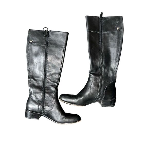 Corso Como Women's sz 7.5 ‎ Black Leather Riding Boots - Picture 1 of 11